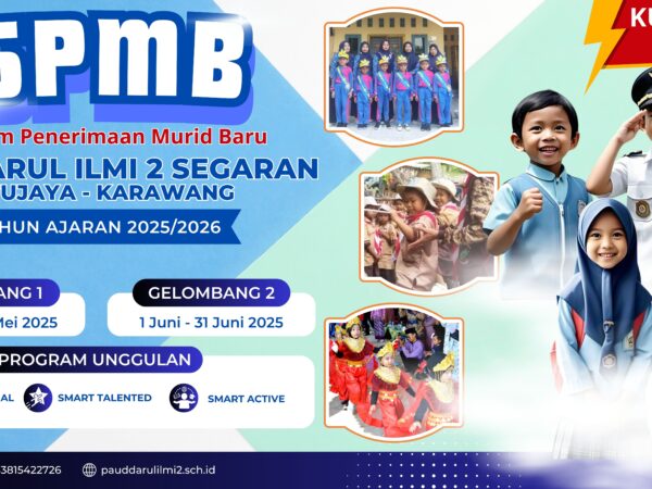Penerimaan Siswa Baru PAUD Darul Ilmi 2 Segaran Tahun 2025